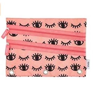 Yoobi Eyelash Storage Binder Case Coral-Pink